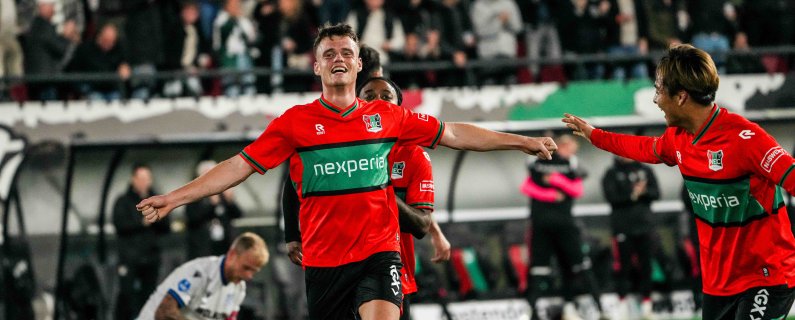Basisdebutant Van Crooij leidt N.E.C. naar overtuigende zege 