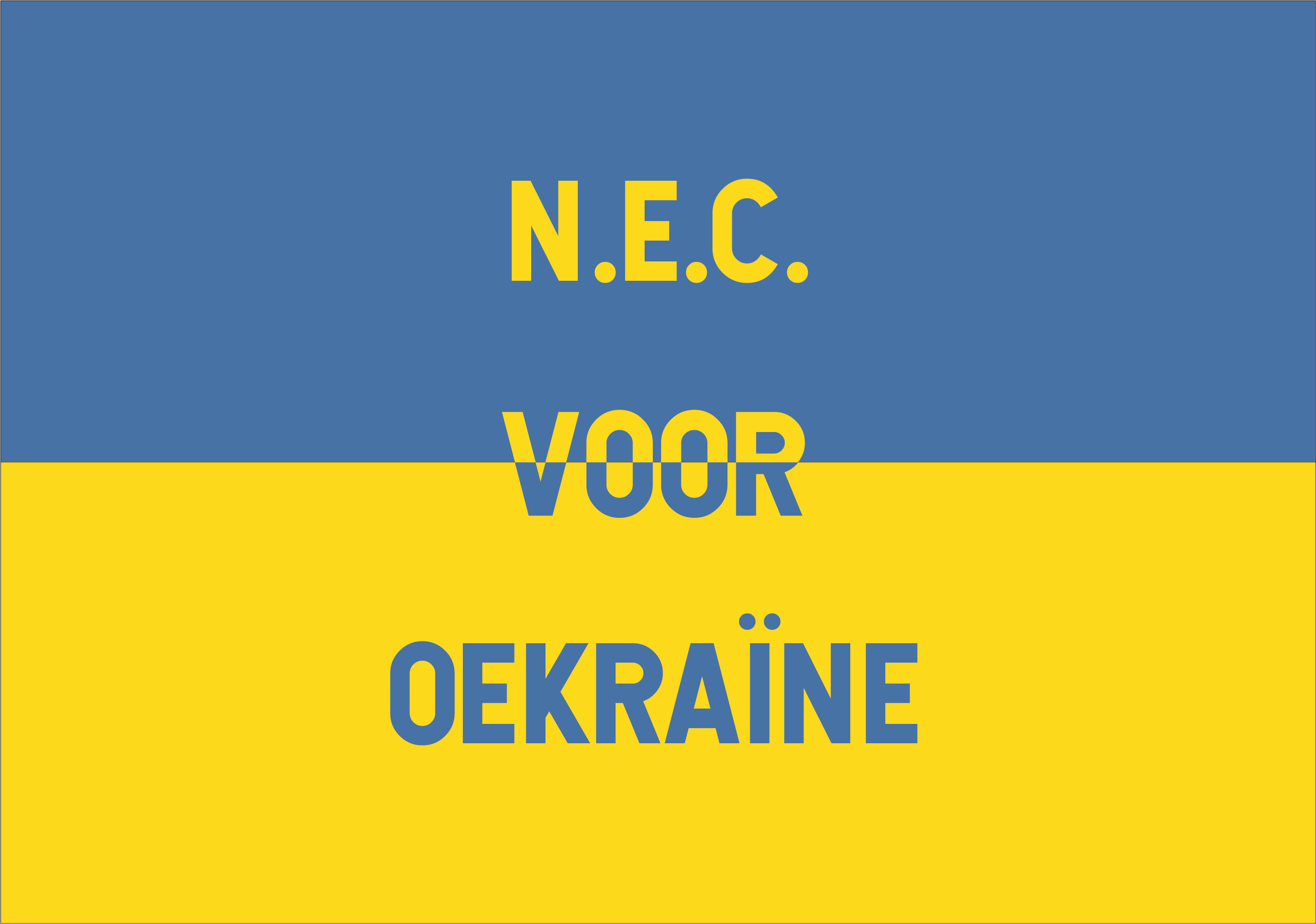 Mooie opbrengst naar aanleiding van ‘N.E.C. voor Oekraïne’
