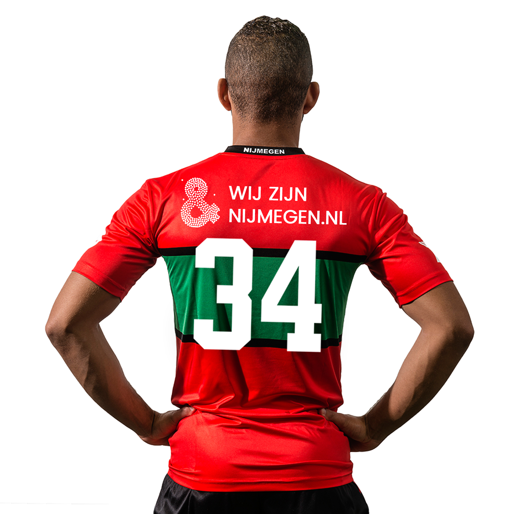 Wij zijn Nijmegen prijkt tot einde seizoen op rug N.E.C.