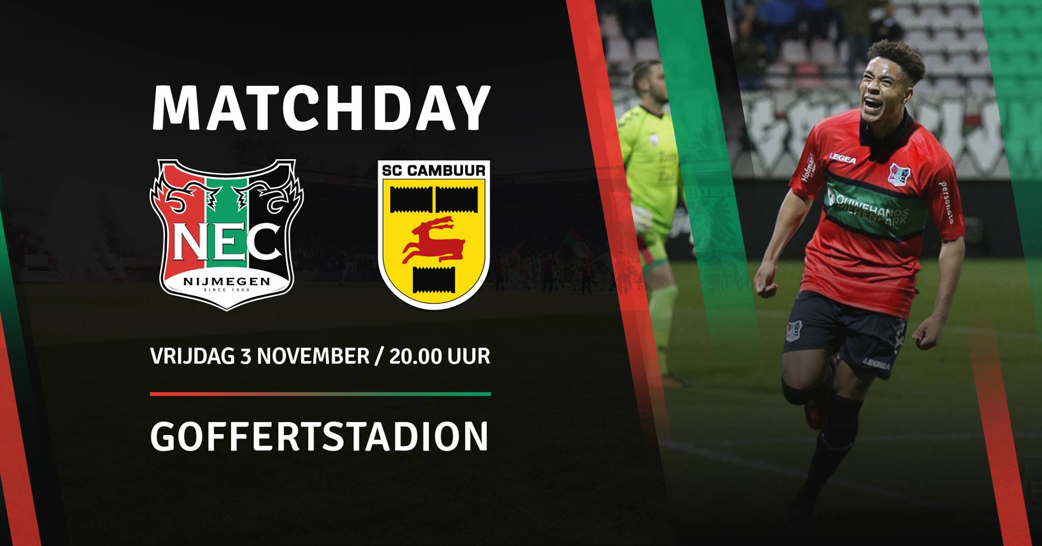 N.E.C. - Volg N.E.C. -Cambuur Leeuwarden LIVE