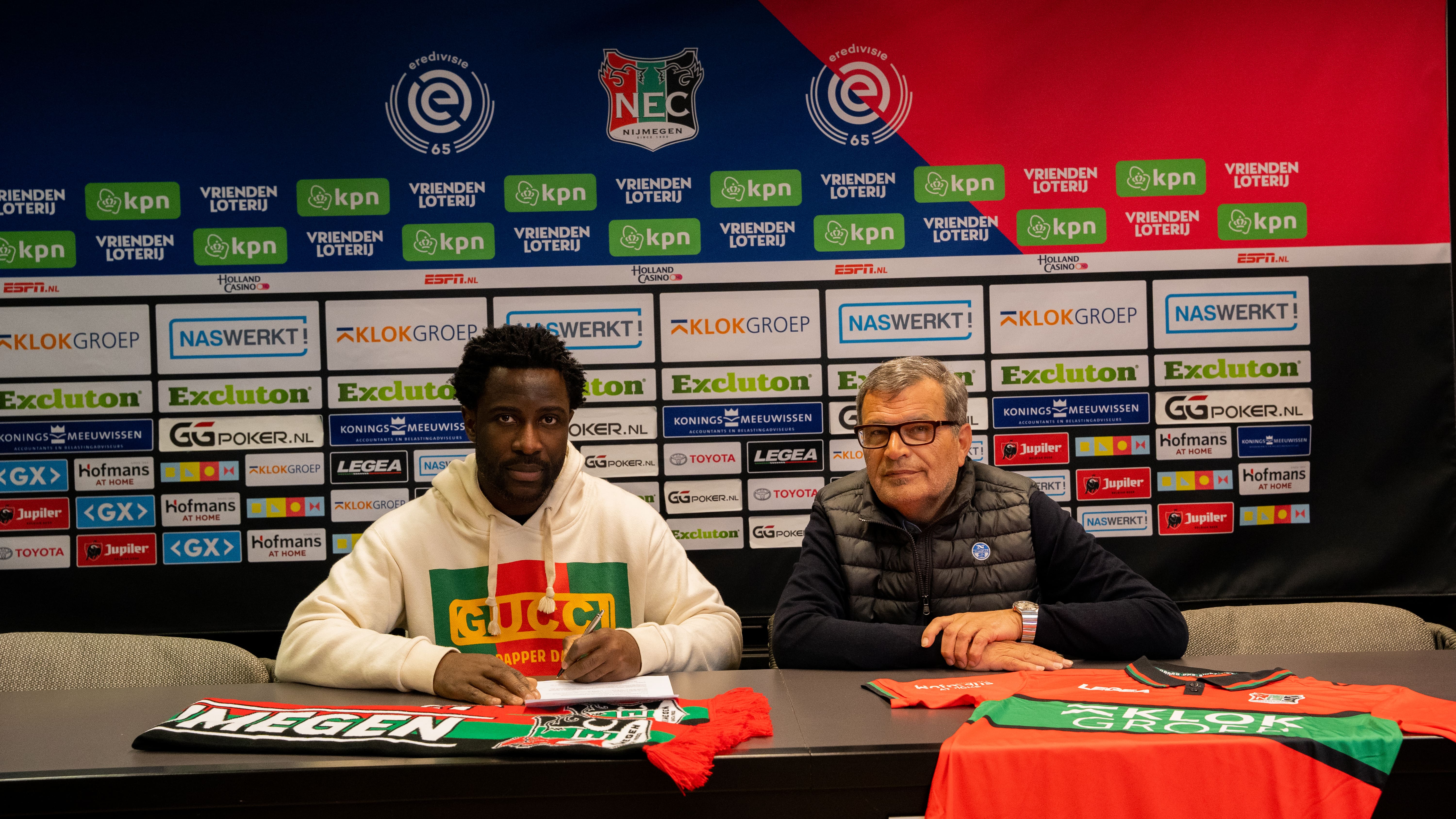 Wilfried Bony keert bij N.E.C. terug in de Eredivisie