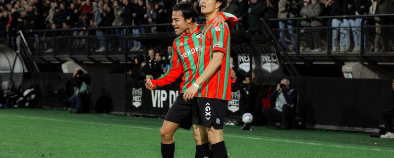 N.E.C. wint in eigen huis overtuigend van Sparta Rotterdam   