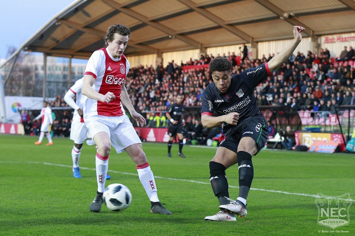 Jong Ajax – N.E.C. wordt maandag 16 april overgespeeld