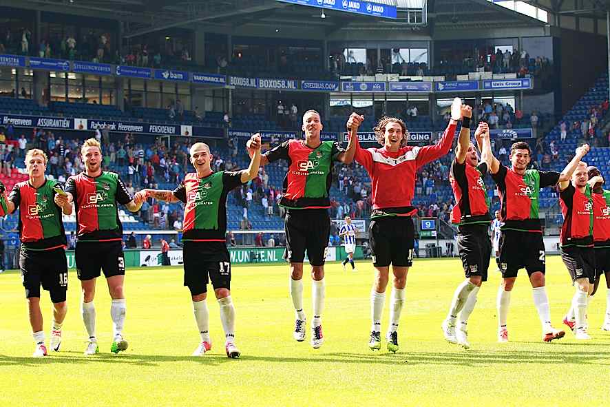 N.E.C. wint van SC Heerenveen: 0 - 2