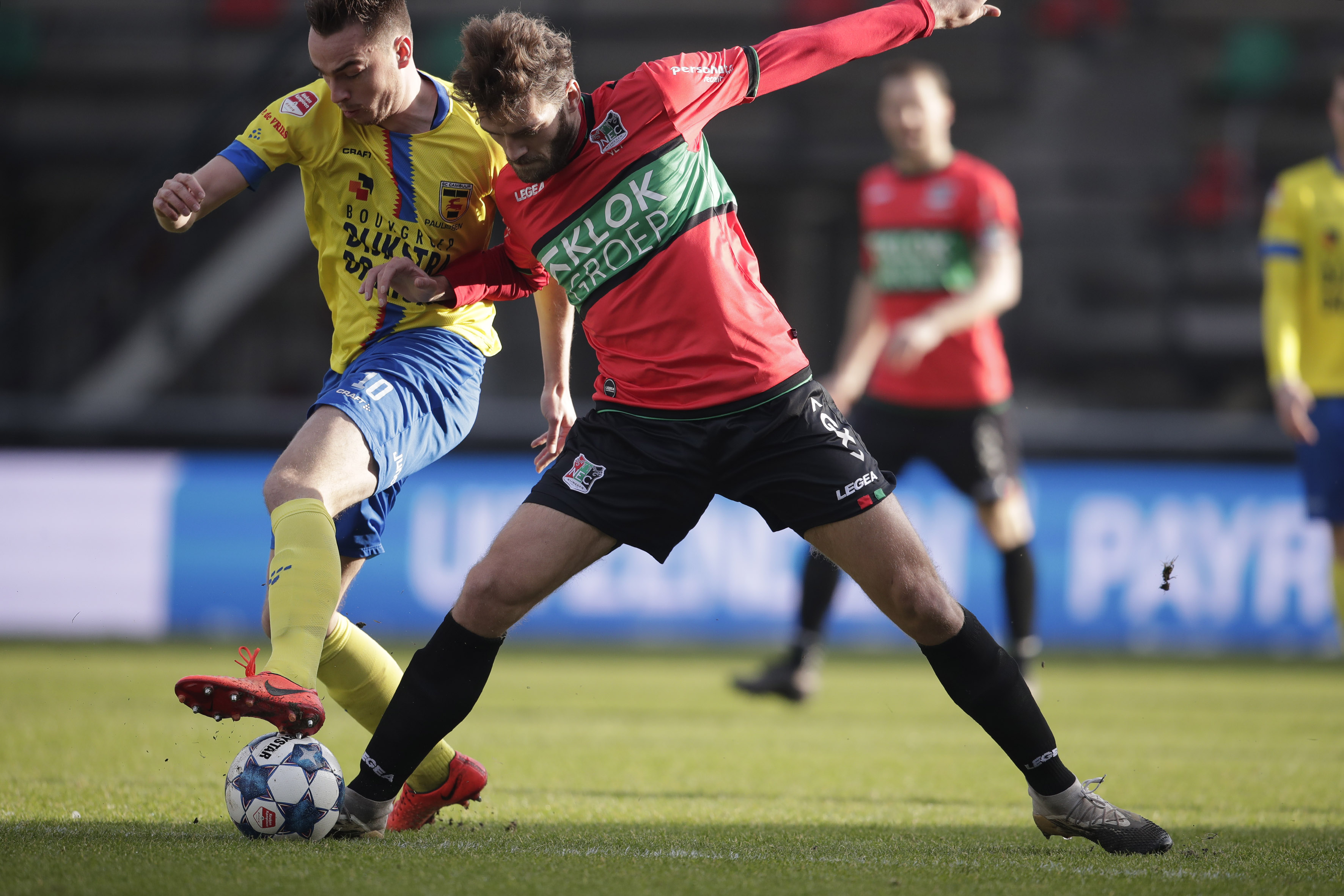 N.E.C. houdt koploper Cambuur op een gelijkspel