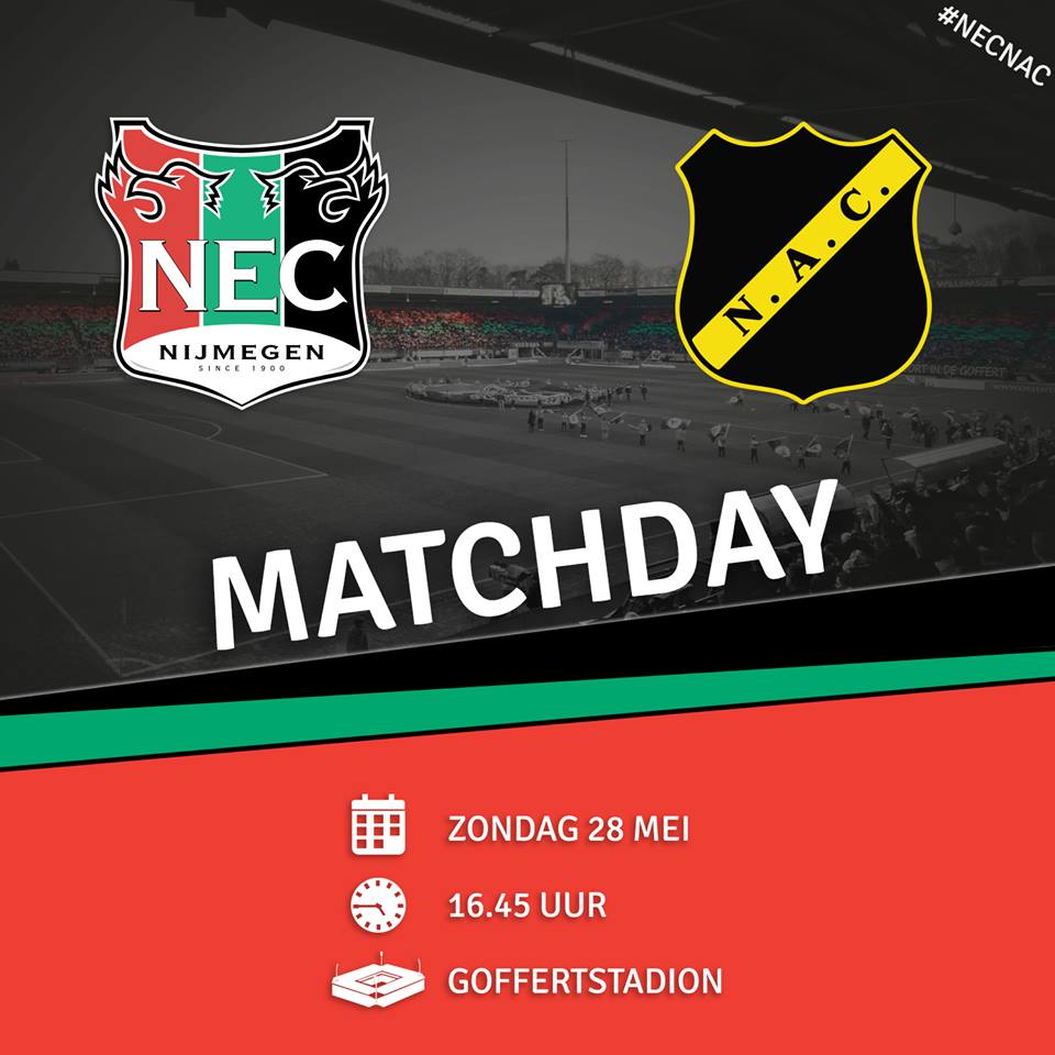 Volg N.E.C. - NAC Breda LIVE