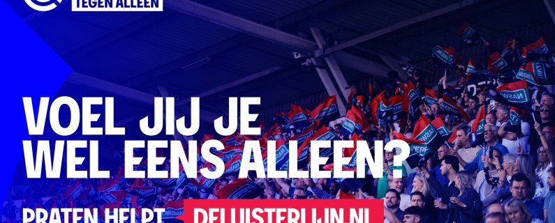 Eredivisie zet zich in tegen eenzaamheid onder jongeren met campagne ‘Samen tegen alleen’