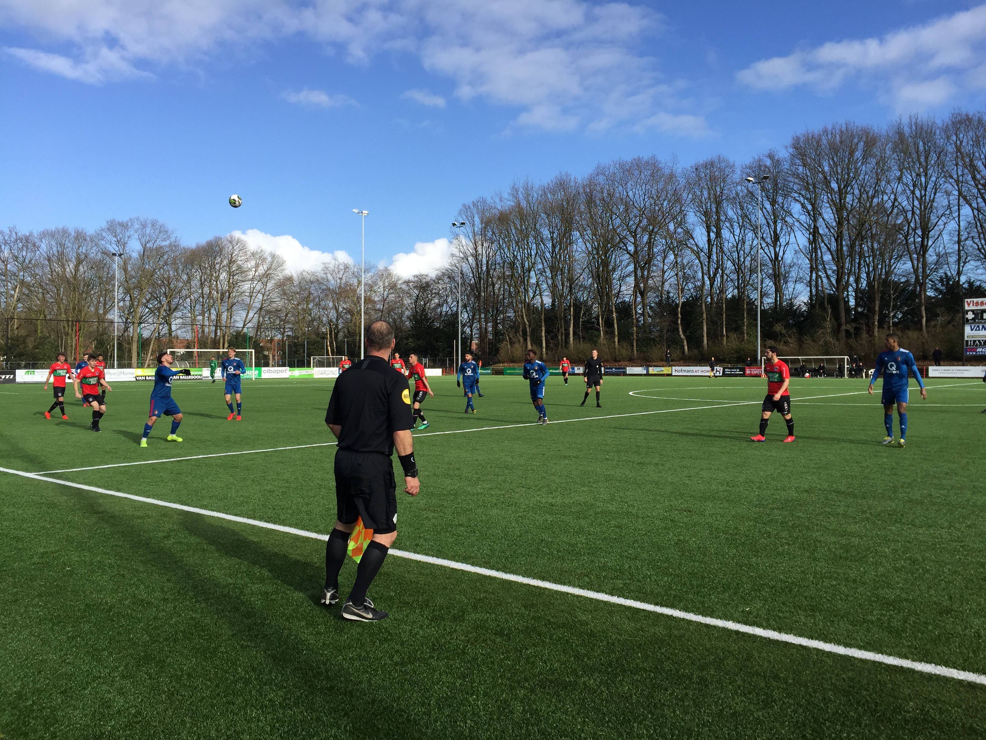 Jong N.E.C. wint overtuigend van Jong Feyenoord