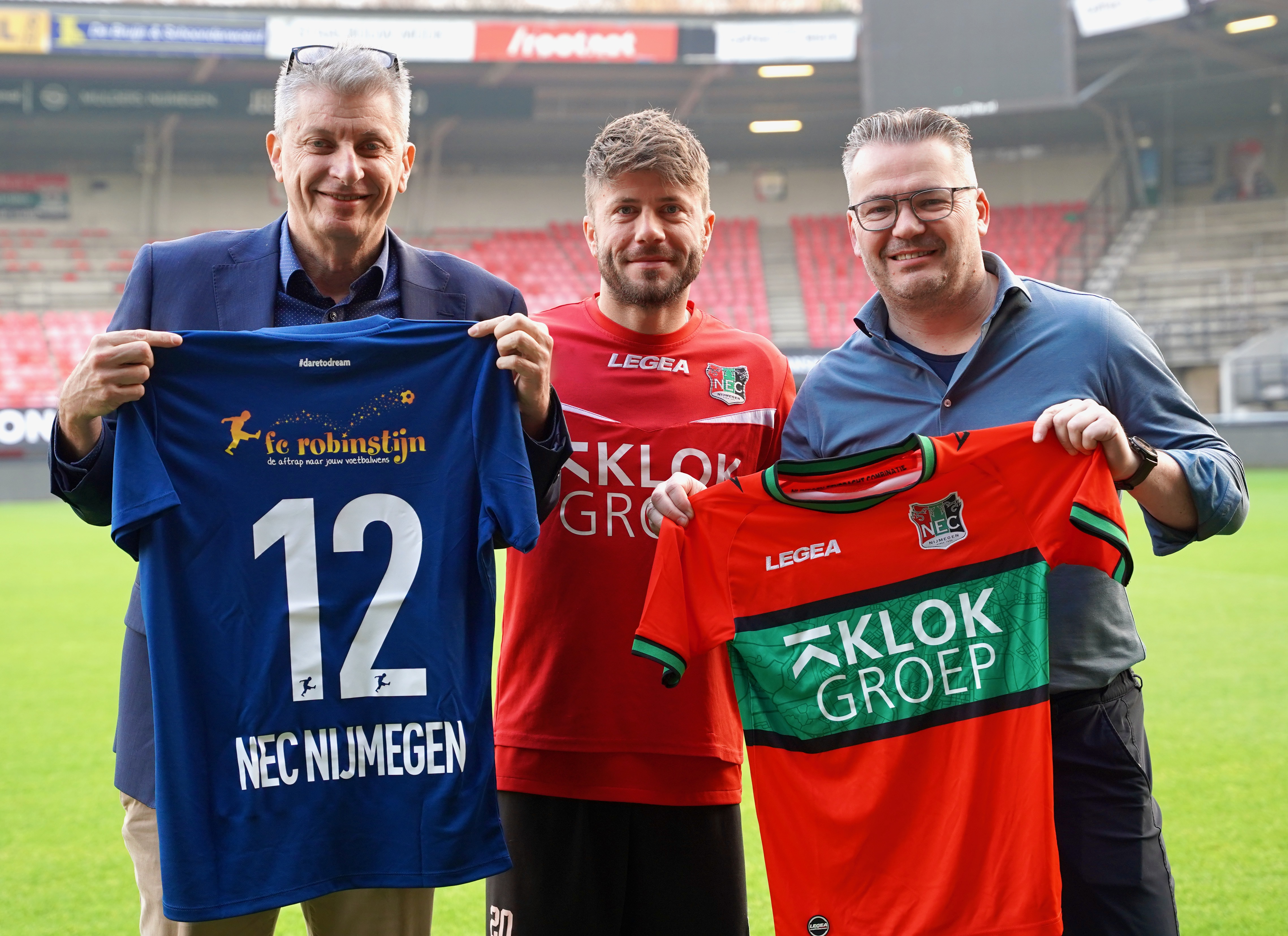 N.E.C. Maatschappelijk en FC Robinstijn sluiten samenwerking