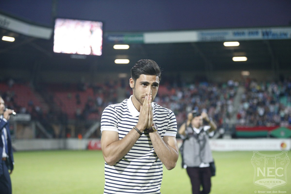 Alireza Jahanbakhsh:"Ik kan N.E.C. met een gerust hart achterlaten"