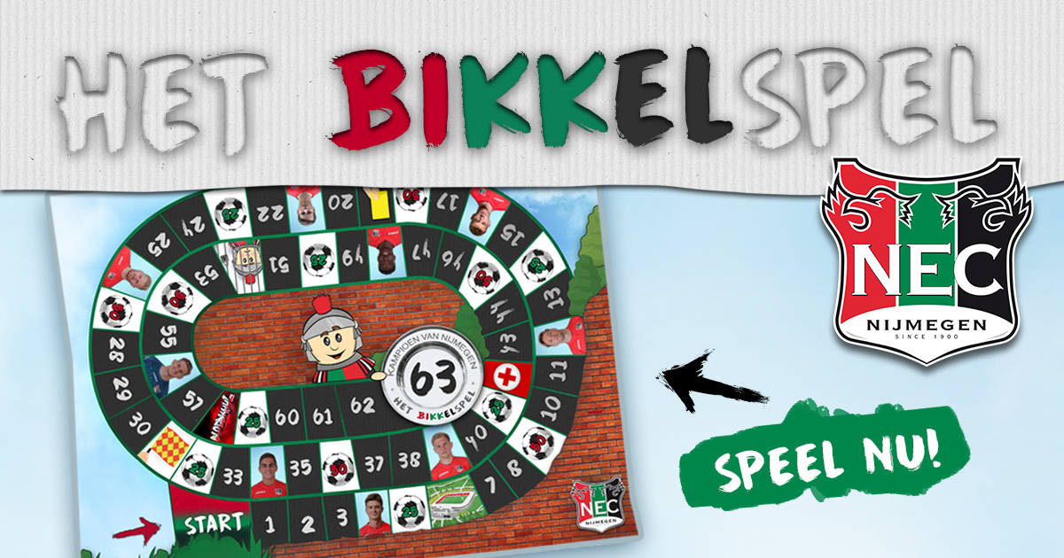 Speel nu het Bikkelspel van N.E.C.! 