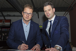 N.E.C. tekent contracten met de HAN en Nedflex-Bergamin