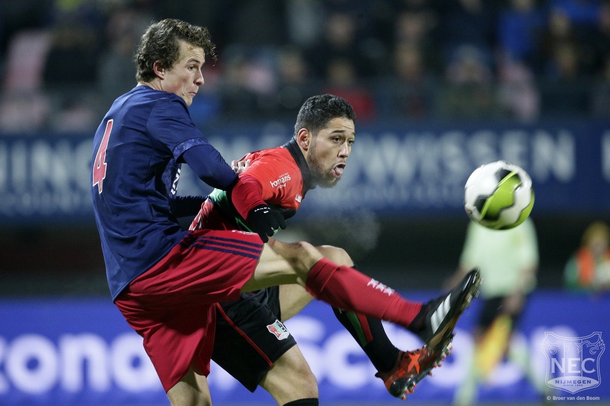 N.E.C. wint topper tegen Jong Ajax: 2-1