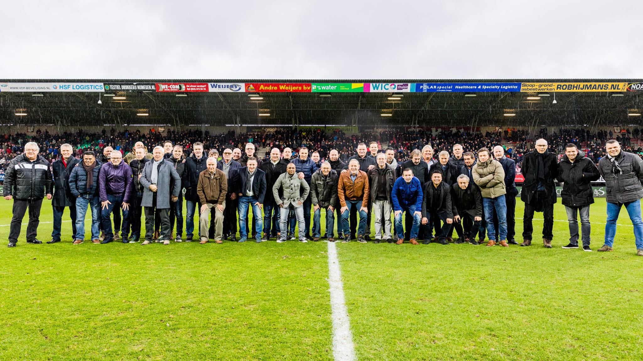 Good Old N.E.C. aanwezig bij competitieslot in Goffertstadion