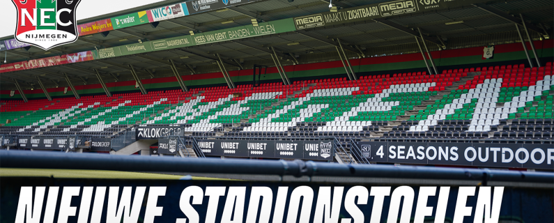 Nieuwe stadionstoelen in het Goffertstadion!
