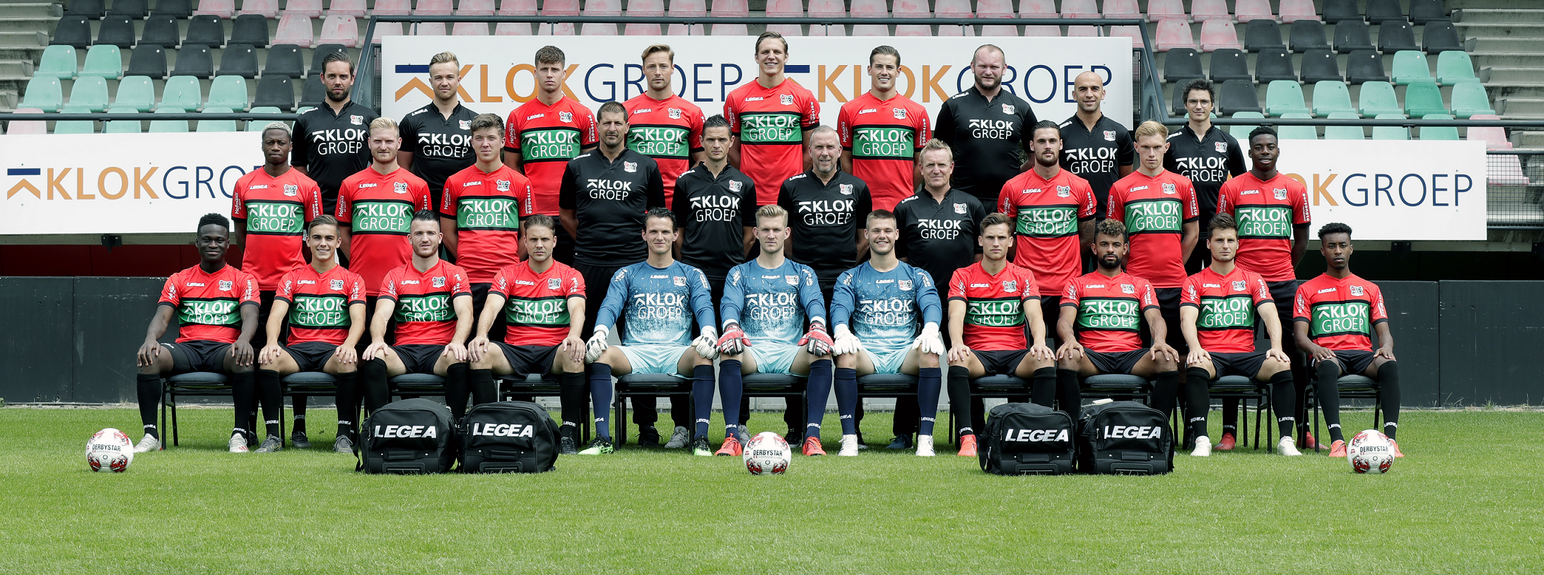 Rugnummerverdeling N.E.C. 2019-2020