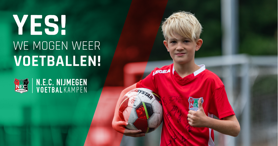 Het kan weer! Kom jij naar het N.E.C. Nijmegen Voetbalkamp in de zomervakantie?   