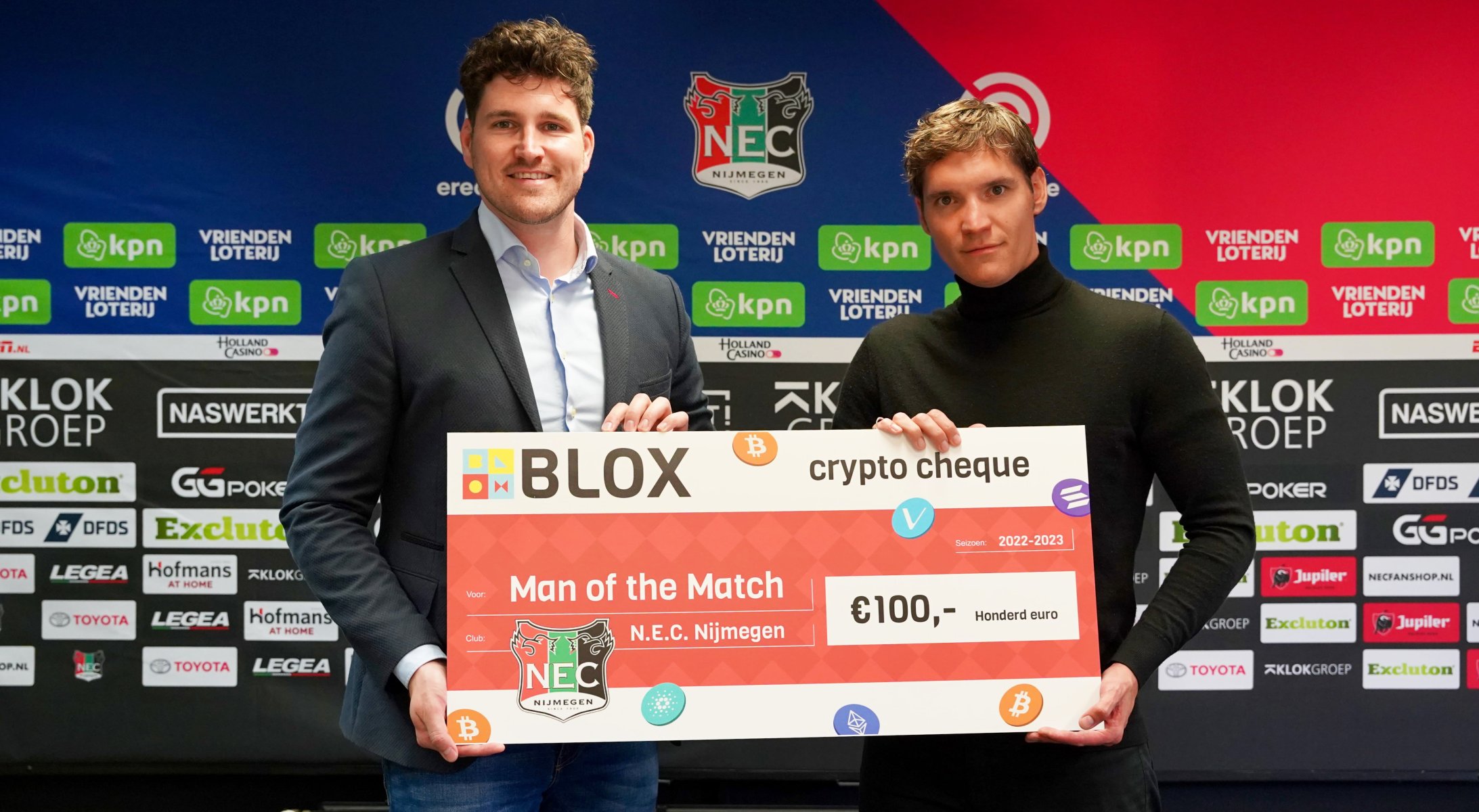 N.E.C. - N.E.C. en BLOX verlengen samenwerking met twee jaar