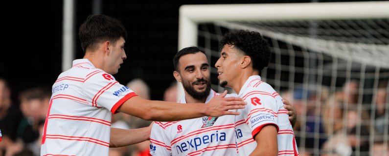 N.E.C. rekent in oefenduel af met De Treffers