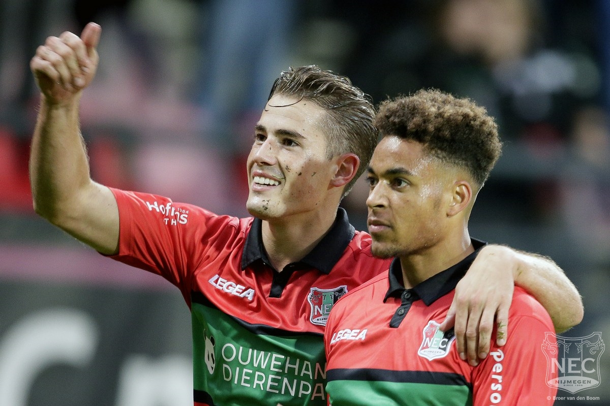 N.E.C. overleeft kansenregen en wint van FC Eindhoven