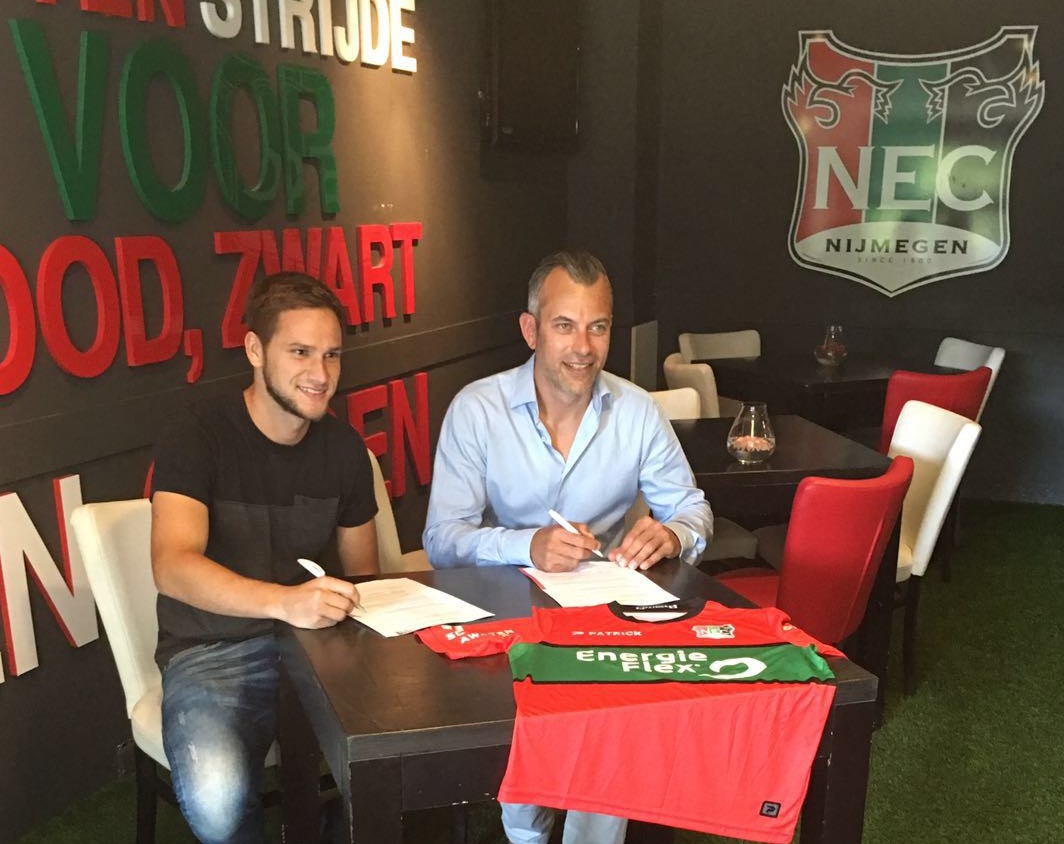 N.E.C. verwelkomt Michael Heinloth