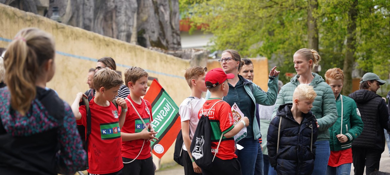 Jubileum N.E.C. Juniors in Ouwehands Dierenpark daverend succes